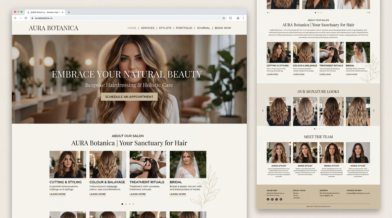 AURA Salon Template